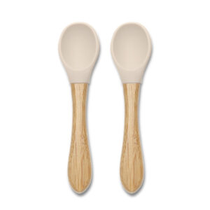 СИЛИКОНОВИ ЛЪЖИЧКИ С БАМБУК 2БР NATURAL BEIGE