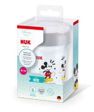 NUK Чаша Magic Cup 230мл., 8+мес. Mickey, сива