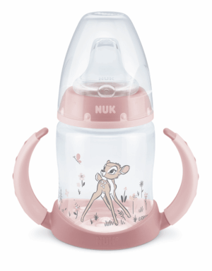 Шише NUK First Choice - Bambi, TC, РР, с накрайник за сок, 150 ml Bambi