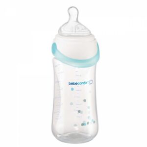BBC Шише PP 270 мл. 0-12м EMOTION PHYSIO EASY CLIP PREMIUM СИНЬО