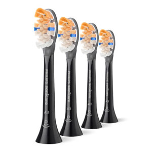 Глава за четка А3 Premium All-in-one Philips Sonicare HX9094/88, черен, 4 броя