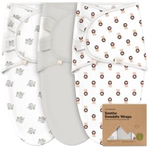 Антистрес Пелени За Повиване Organic 0-3 Месеца 3Бр Дивото Зове Keababies