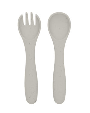 Сет вилица и лъжица Platinum Silicone Sand