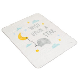 Одеяло 110/140 Softy Wish upon a star бял