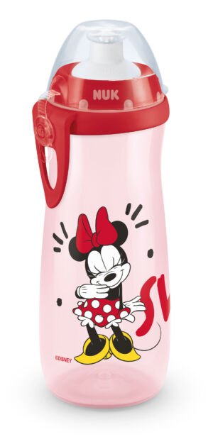 NUK Sports cup Mickey, 450мл., 24+мес. Червено