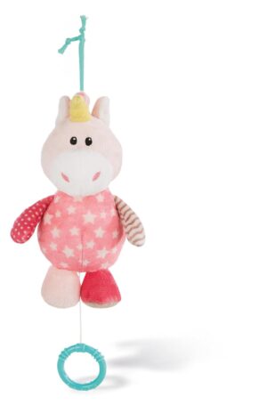 NICI Музикална играчка Еднорогът Ступси, 18 см. 0+ мес.