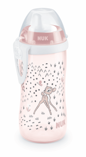 Чаша с твърд накрайник NUK - Kiddy Cup, 300 ml, Bambi