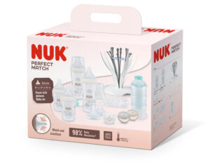 Подаръчен сет Nuk Perfect Match - Premium, 11 части, Дъга
