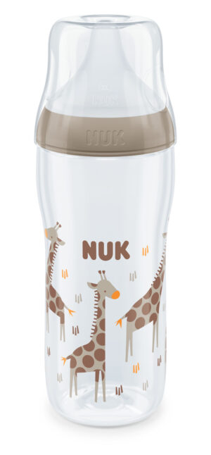 NUK Perfect Match Шише РР 360мл. със силиконов биберон XL, 6+мес. Жираф