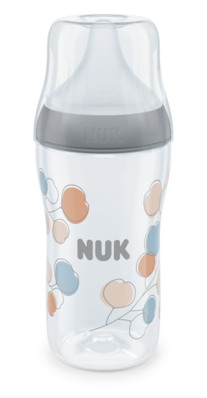 Шише Nuk Perfect Match - Temperature control, PP, 260 ml, размер М, клонче