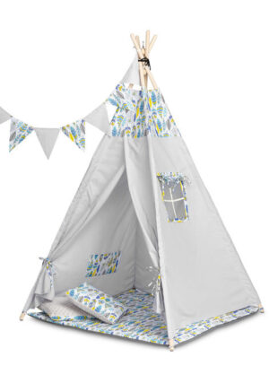 Палатка Tipi С Цветни Пера Caretero Toyz