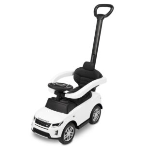 Количка за яздене с родителски контрол Land Rover Бял Caretero Toyz