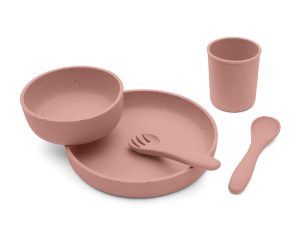 Сет за хранене 5 части Platinum Silicone Blush