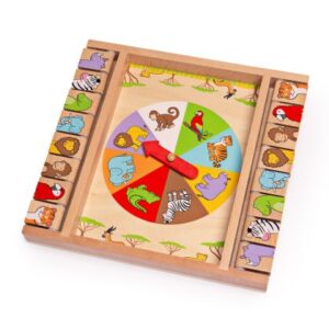 Bigjigs - Дървена игра с животни