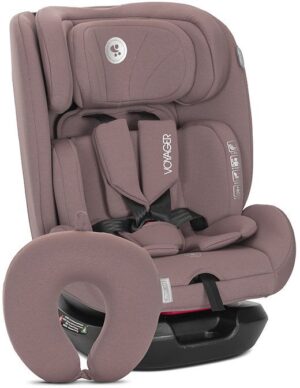 СТОЛ ЗА КОЛА VOYAGER PINK i-Size 40-150 CM+ВЪЗГЛАВ