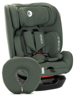 СТОЛ ЗА КОЛА VOYAGER GREEN i-Size 40-150 CM+ВЪЗГЛА
