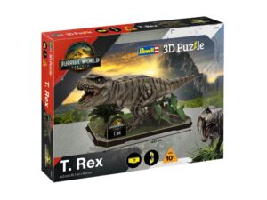 Пъзел, Revell, Джурасик свят Т-рекс 3D, 45 части