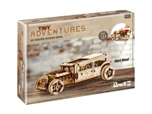 Сглобяем модел от дърво, Revell, Малки приключения, Hot Rod, 141 части