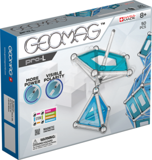 Магнитен конструктор, Geomag, Pro-L панели, 50 части, 100% рециклируем