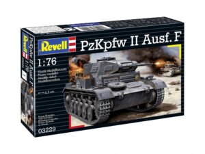 Сглобяем модел, Revell, Германски танк от Втората световна война PzKpfw II Ausf. F, 61 части