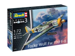 Сглобяем модел, Revell, Изтребител Focke Wulf Fw190 F-8, 46 части