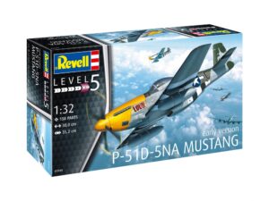 Сглобяем модел, Revell, Изтребител P-51D-5NA Mustang, 158 части