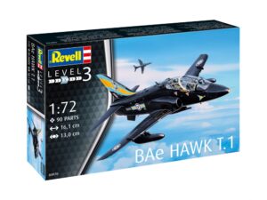 Сглобяем модел, Revell, Боен самолет BAe Hawk T.1, 90 части