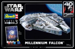 Комплект модел за сглобяване, Revell, Star Wars, Millennium Falcon, 52 части