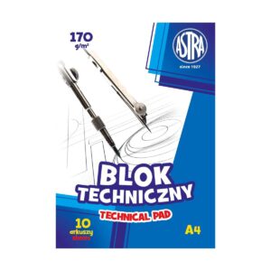 Техническо блокче, Астра, A4, 170g