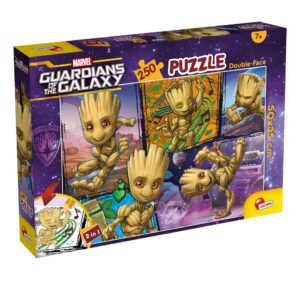 Пъзел, Lisciani, Marvel, Guardians of the Galaxy, Грут, Двулицев пъзел 250 части