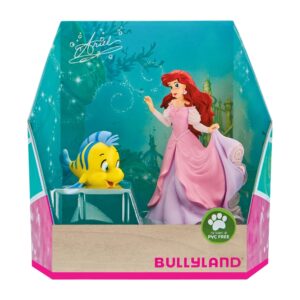 Комплект с колекционерски фигурки, Walt Disney, Bullyland, Ариел и Флаундър