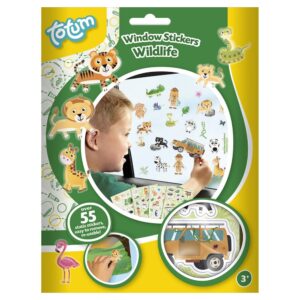 Комплект стикери за стъкло, Totum, Дива природа, 55 броя
