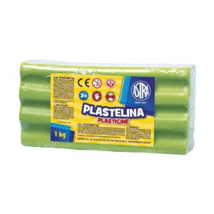 Пластилин, Astra, Светъл сиво-зелен, 1 кг.