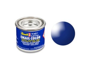 Емайлна боя, Revell, Email Color, Ясно син гланц, 14 мл