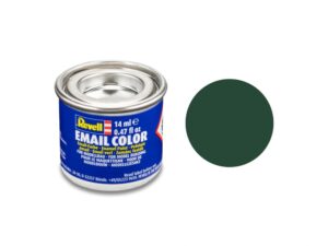 Емайлна боя, Revell, Email Color, Тъмно зелено мат, 14 мл