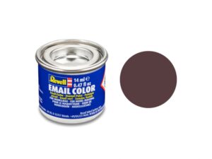 Емайлна боя, Revell, Email Color, Тъмно кафяво мат, 14 мл