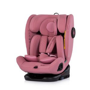 Стол за кола Chipolino 360 I-size Techno iGROW розав