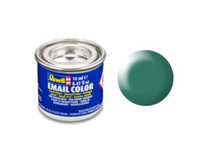 Емайлна боя, Revell, Email Color, Копринено платинено зелено, 14 мл