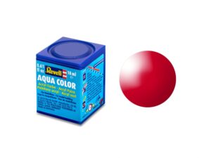 Акрилна боя, Revell, Aqua Color, Червено гланц, 18 мл