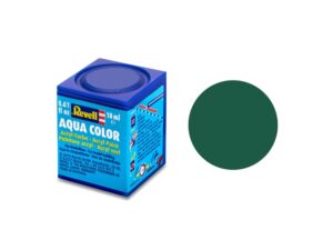 Акрилна боя, Revell, Aqua Color, Тъмно зелено мат, 18 мл