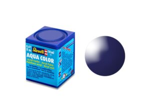 Акрилна боя, Revell, Aqua Color, Нощно синьо гланц, 18 мл