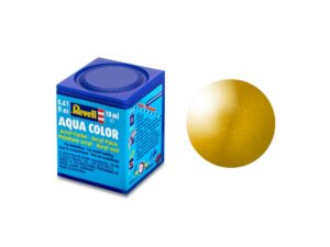 Акрилна боя, Revell, Aqua Color, Месингово металик, 18 мл