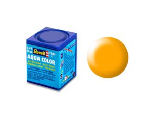 Акрилна боя, Revell, Aqua Color, Копринено жълто, 18 мл