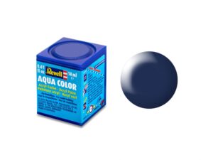 Акрилна боя, Revell, Aqua Color, Копринено тъмно синьо, 18 мл
