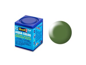 Акрилна боя, Revell, Aqua Color, Копринено зелено, 18 мл