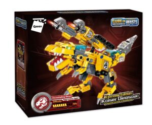 Конструктор, Qman, Mechanical Beasts, Кайзер Динозавър, 292 части