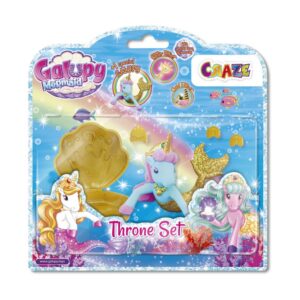 Комплект фигурки, Craze, Galupy Русалка Трон, 5 части