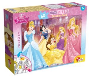 Пъзел, Lisciani, Disney Princess, Двулицев пъзел 60 части
