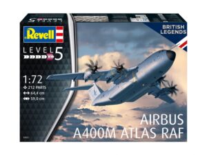 Сглобяем модел, Revell, Британски легенди, Airbus A400M Atlas RAF, 212 части