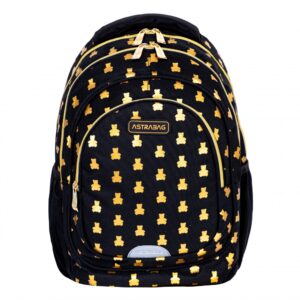 Ученическа раница, Astra, Златни мечета, AB330, 39 х 28 х 15 см